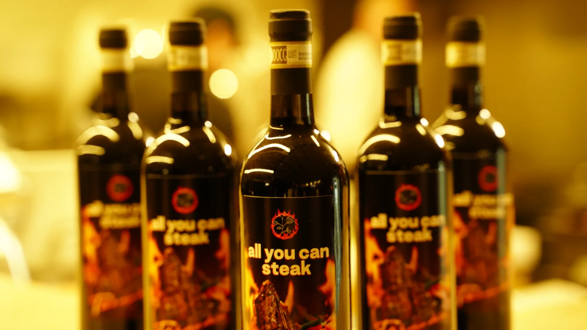 Bottiglia di Brunello di Montalcino Tenuta Ricci in carta da All You Can Steak
