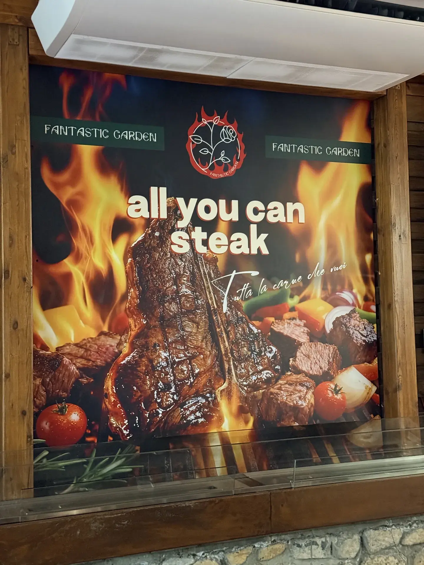 Insegna del ristorante All You Can Steak a Sesto Fiorentino
